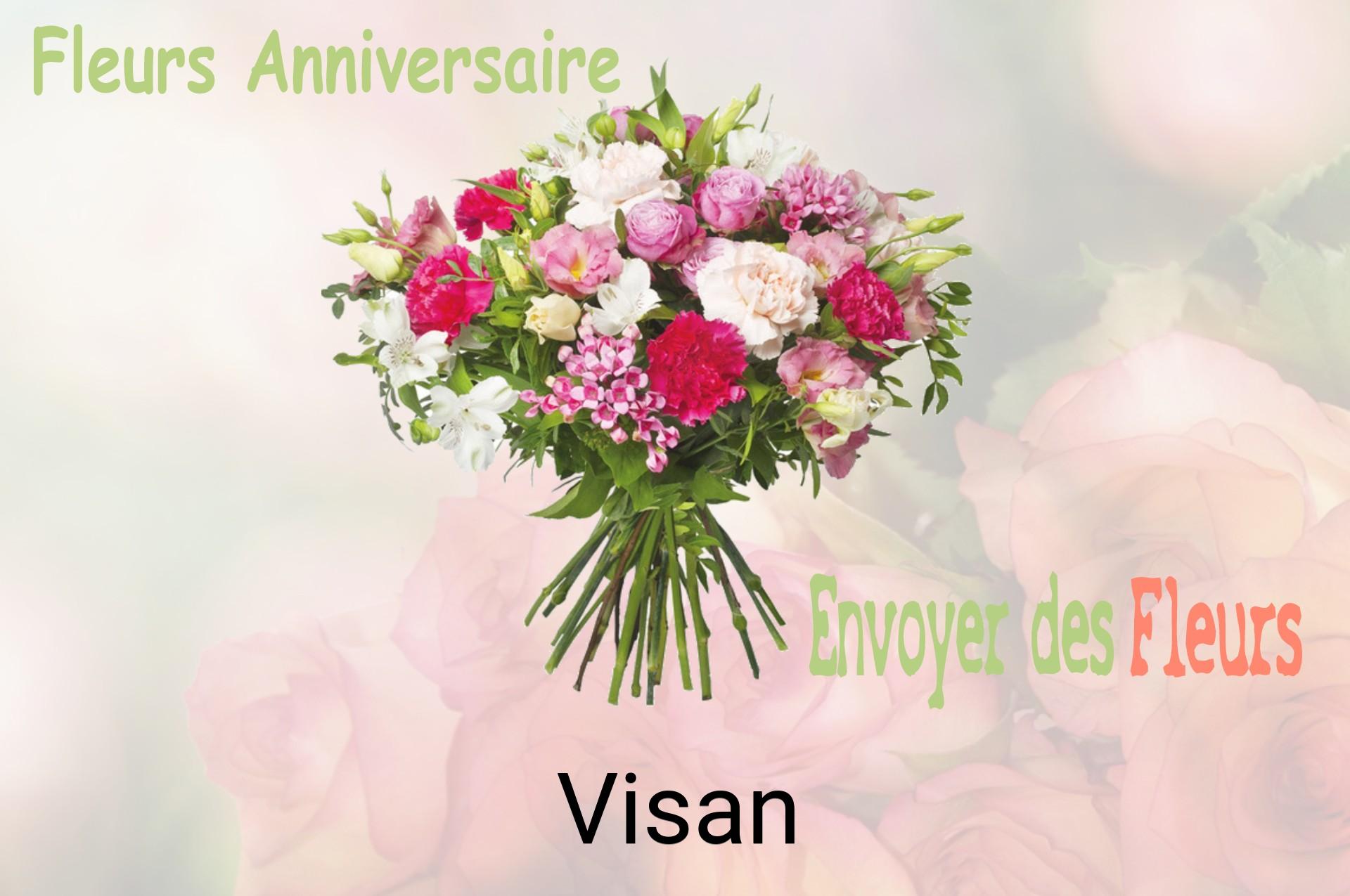Bouquet de fleurs d’anniversaire livré à Visan
