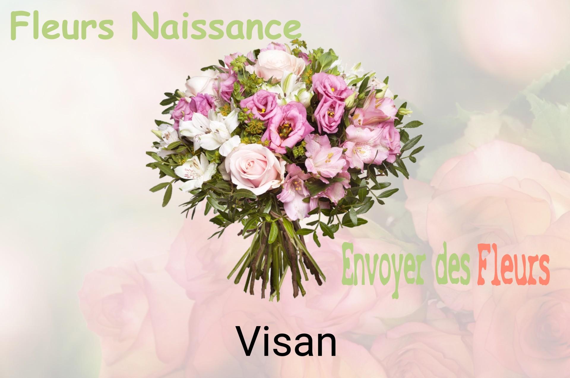 Bouquet de fleurs de naissance livré à Visan